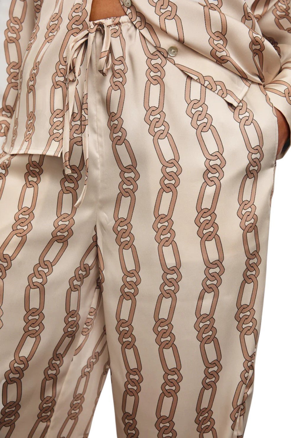 Damani Pant - Ivory Gold Link - Image 2