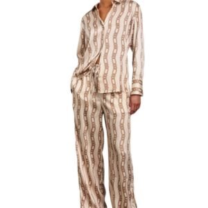 Damani Pant - Ivory Gold Link