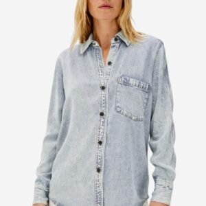 Atticus Shirt - Bleached Indigo