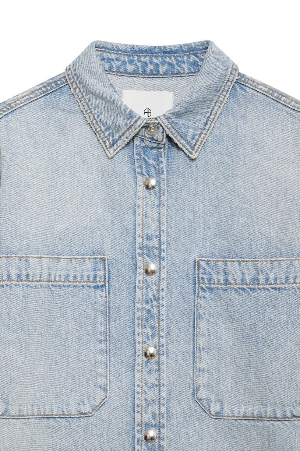 Dante Shirt - Bleached Blue - Image 5