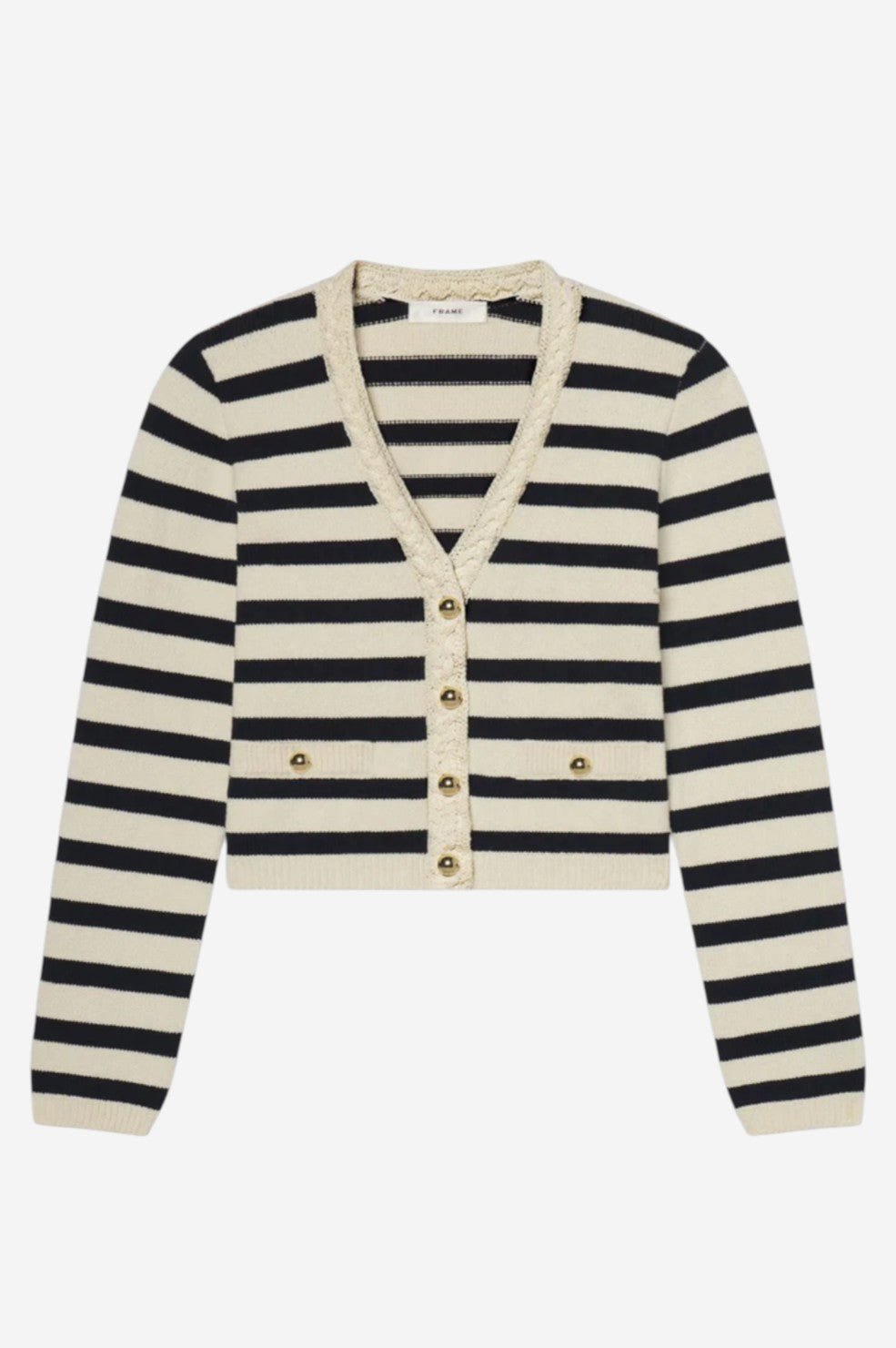 The Harbor Cardigan - Navy Multi
