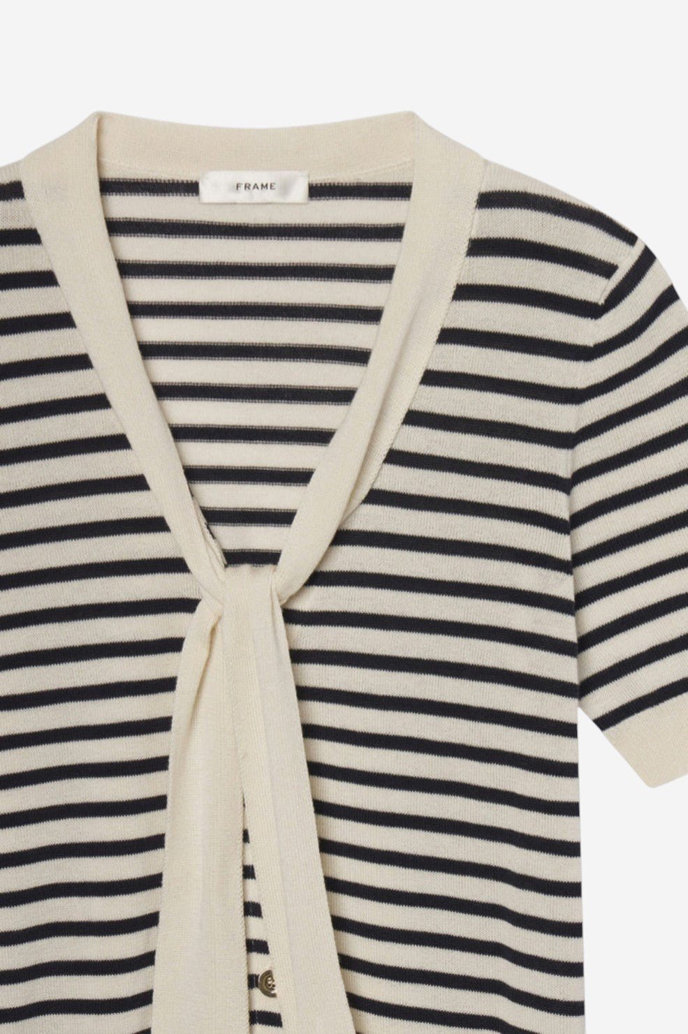 The Sailor Tie Cardi - Navy Multi - Image 3