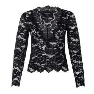 Yoko Lace Top - Black